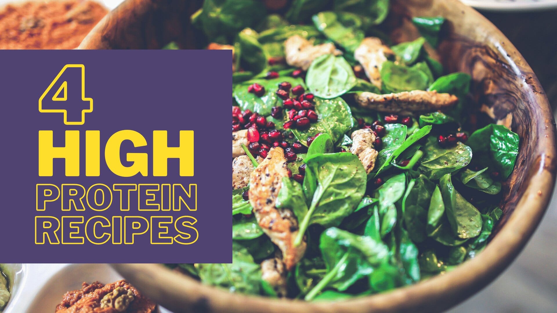 4 high protein diet recipes