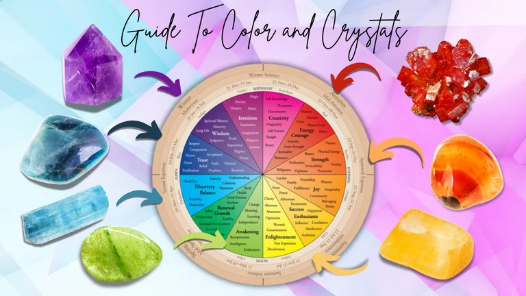 guide to color and crystals meaning