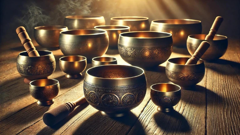 tibetan singing bowls and mallets